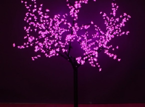 светодиодное дерево сакура фиолетовая, светодиодное дерево купить в Минске