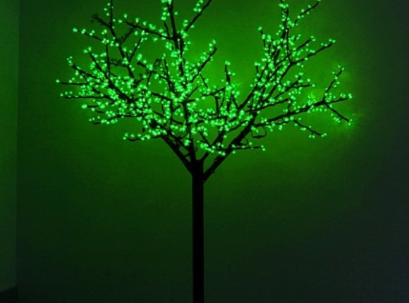 светодиодное дерево сакура зеленое