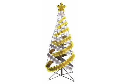 светодиодная фигура елка хайтек красная, желтая. елка светодиодная купить, декоративная фигура Елка, гирлянда новогодняя