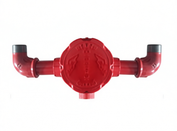 Арматура сдвоенная взрывозащищенная для крепления двух заградительных огней ЗОМ и СДЗО