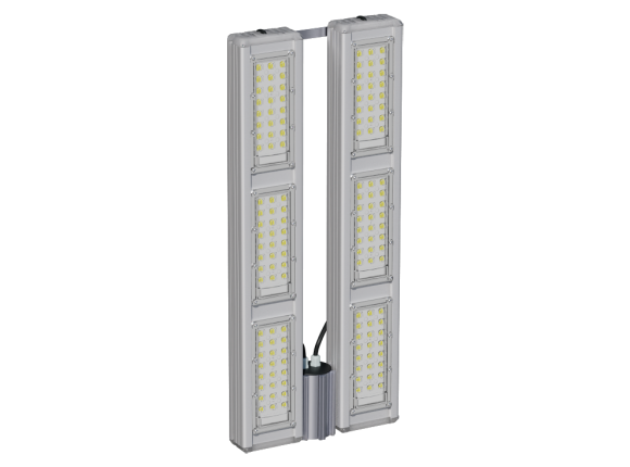 Гигантский низкопрофильный светодиодный светильник ДКУ Магистраль 224Вт для портов и аэродромов.