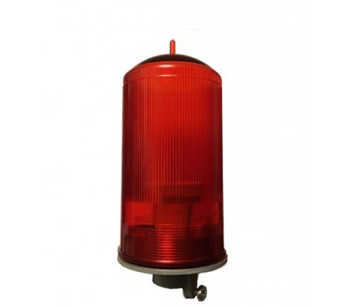 Бюджетный заградительный огонь ЗОМ-ПП красного цвета в алюминиевом корпусе.