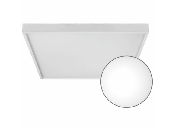 фисный светодиодный светильник 30Вт 595x595 мм с матовым рассеивателем для потолков Армстронг.