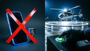 Пульт диспетчера управления светом вертодрома