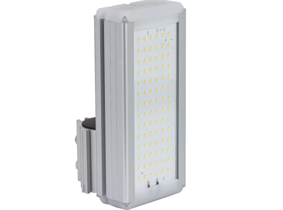 Светодиодный светильник VRN-UN-26-G50K67-K с силикатным стеклом вид спереди